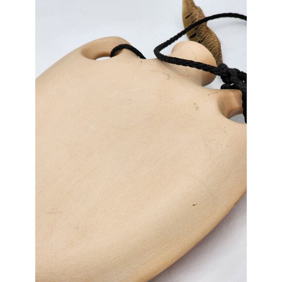 Pueblo Legend Canteen Southern Style Pottery Water Jug Handpaint Pueblo Indians - Picture 5 of 12